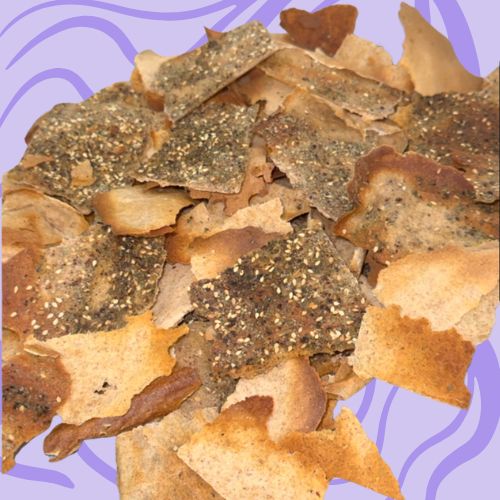 Sourdough Zaatar Crackers